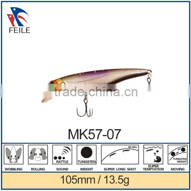 artificial handmade minnow lure