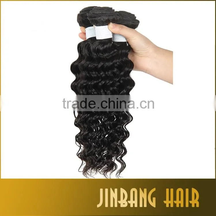 Hot selling Top 7A Unprocessed Brazilian Deep Wave Brazilian Virgin Hair Deep Wave 100% Human Hair Extension Bundles
