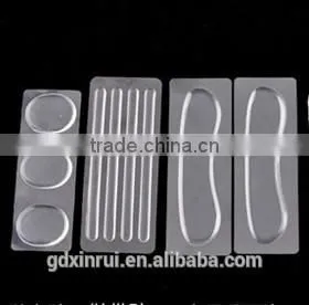Factory Price Adhesive Gel Foot Protect Liners Soft Comfort Shoe Strip Gel Invisible Sticky Silicone Wholesale Women Shoe Liner