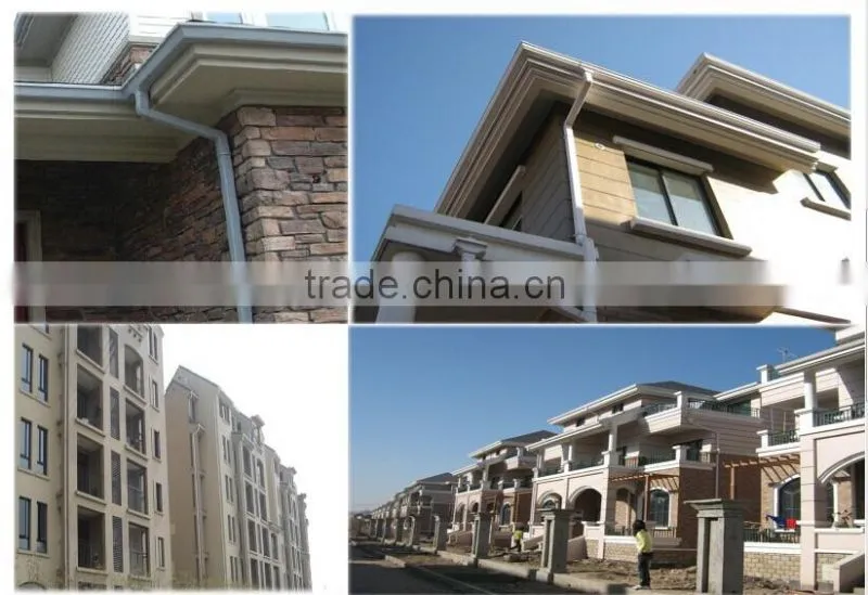 PVC Rain Gutter PVC Gutters & Fittings