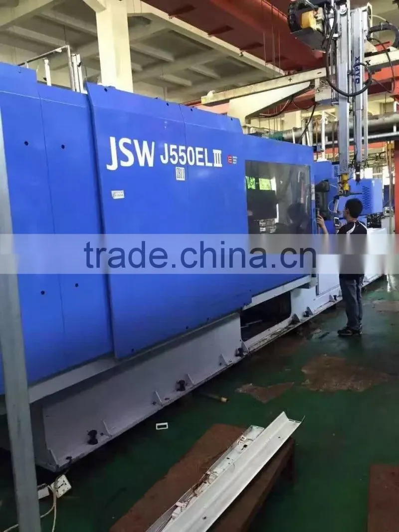 used full electric Japanese injection machine plastic JSW 550T