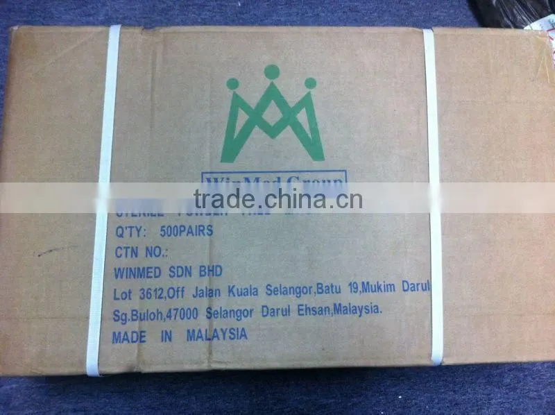 disposble latex surgical gloves