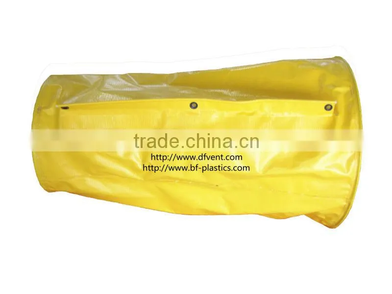 Fire proof tunnel ventilation reducing air duct