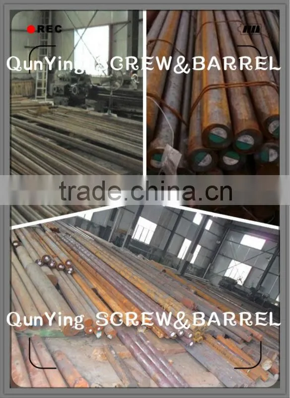 parallel twin screw barrel with bimetallic for extruder