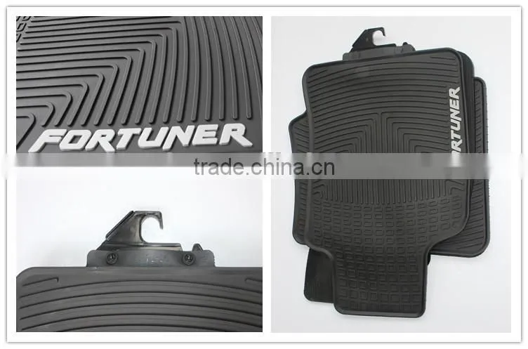 Customized Hot Sale Full Set Type PVC Car Floor Mats For TOYOTA FORTUNER