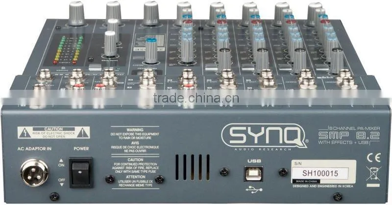 8CHs PA MIXER --SMP8.2