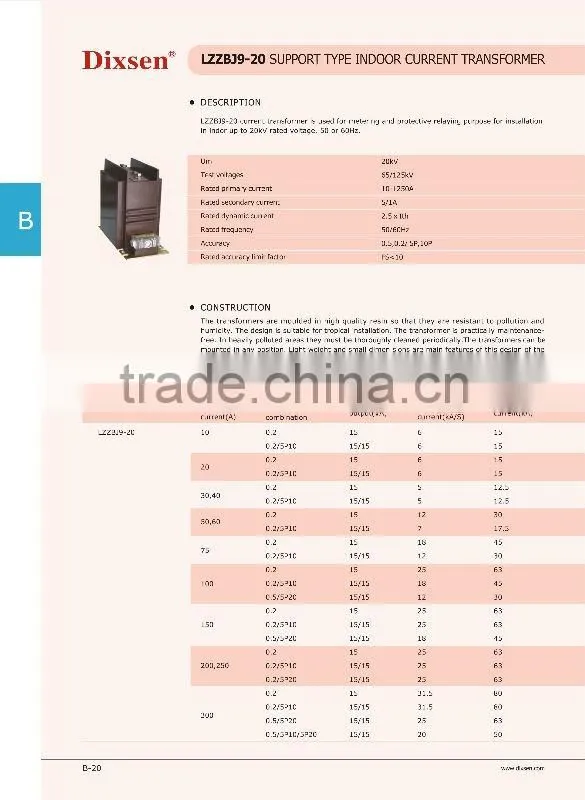 HIGH VOLTAGE CT