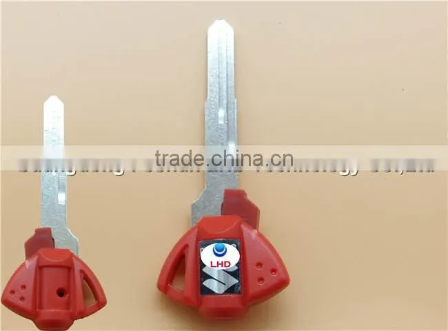 Motorcycle Blank Key Uncut Blade For Suzuki Brand GSXR 600 750 1000 GSX1300R GSF 650