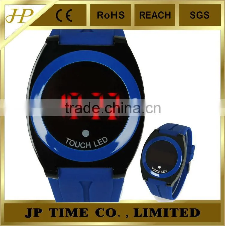 Smart Round Digital Date LED Classic Mens Lady Silicone Sport Touch Screen smart watch
