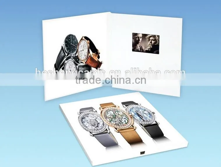 2015 3 inch newest promotional video greeting card / video greeting card module /invitation lcd video greeting card