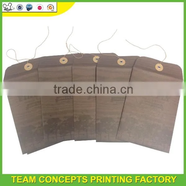 Paper string closure envelope