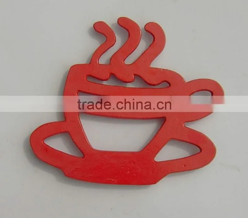 cast iron decorative coaster