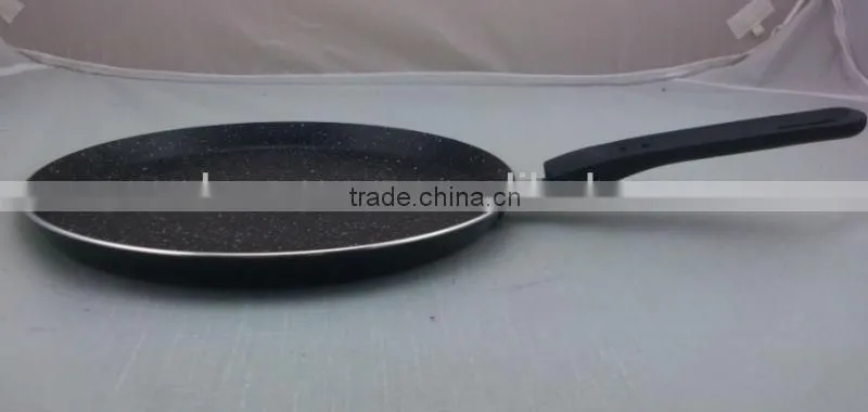 white ceramic marble coating frying pan