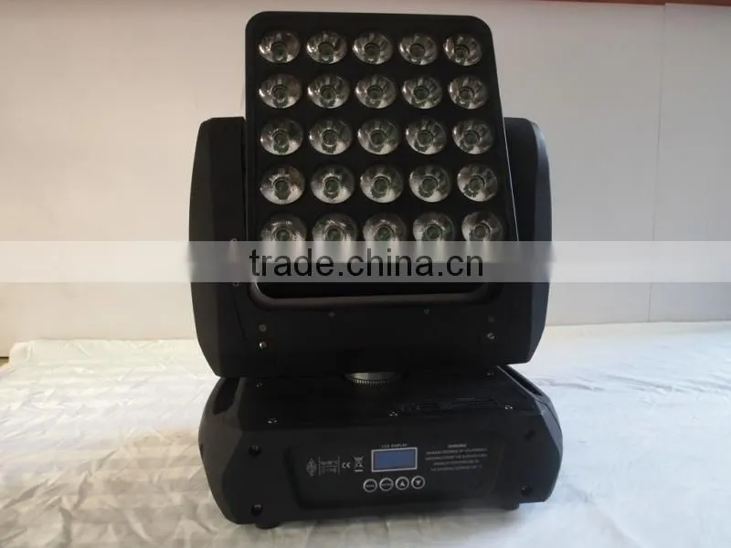 25*15w high power moving head dot matrix light night club lighting