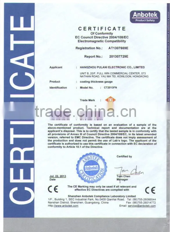 portable widely used for metal paint coating test tool