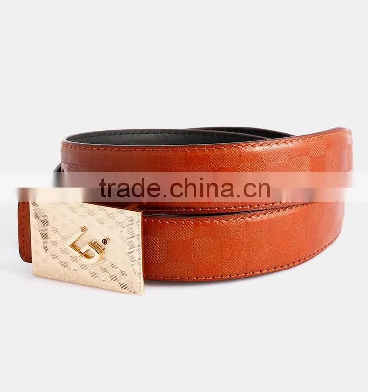 Men leather belts with removable buckles men belt buckles automatic buckle leather belt