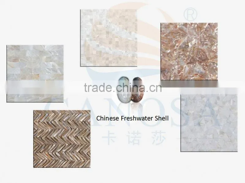 Wholesale Chinese frshwater shell mosaic tile for