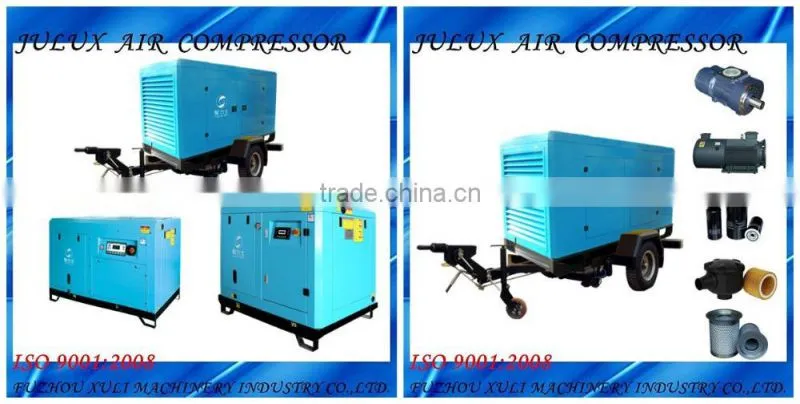 110kw high efficiency mobile distributor needed screw air compressor