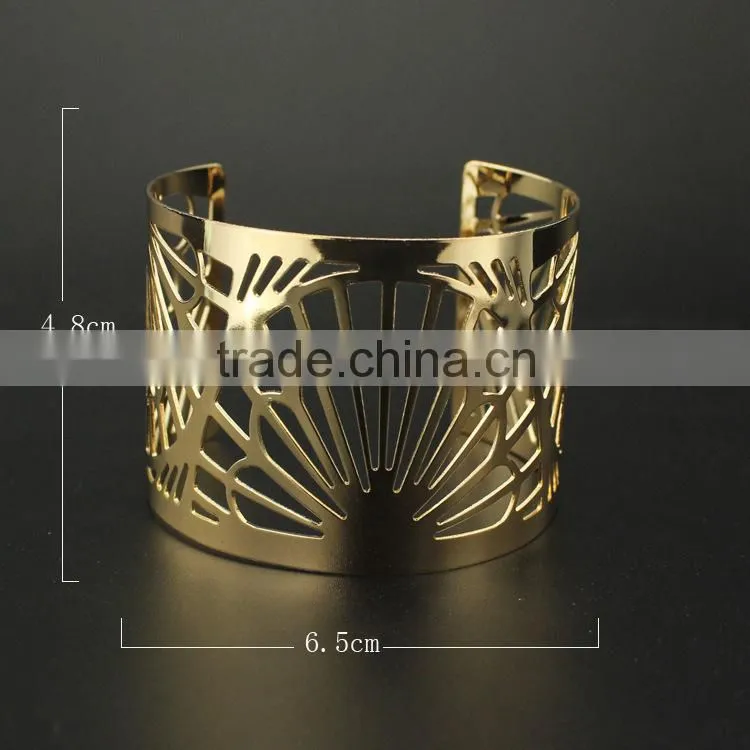 custom plain metal cuff bracelet, blank cuff bracelets wholesale