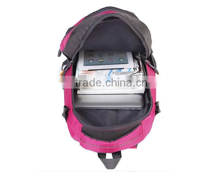 Peach Color Travel Camping Girls Backpack Bags BB011