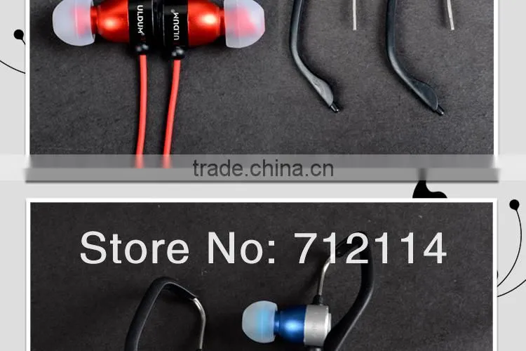 ULDUM sport headphone with micro Earhook earbuds for free shipping