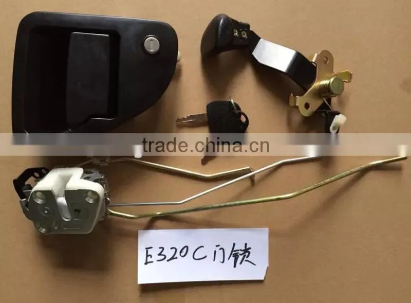 E320C excavator parts cab door lock
