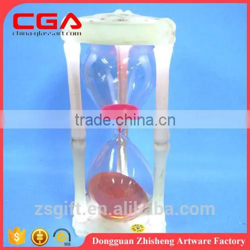 Chinese factory faddish wholesale glass sand timer for home decoration