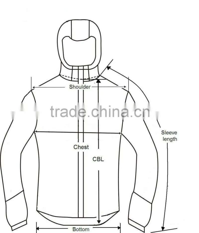 2016 New Design Mens Padded Ski Jacket