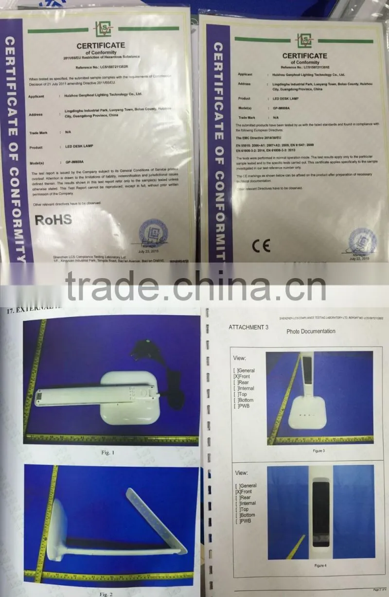 2016 CE&ROHS cheap price led desk lamp