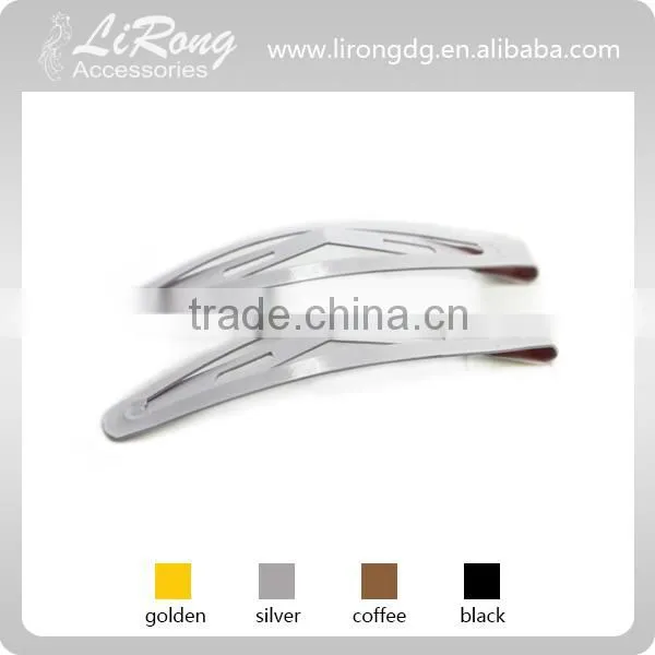 60mm Korean Style White Painted Snap Clip Hair Ornament
