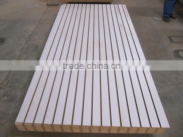 18mm aluminum slatwall mdf board