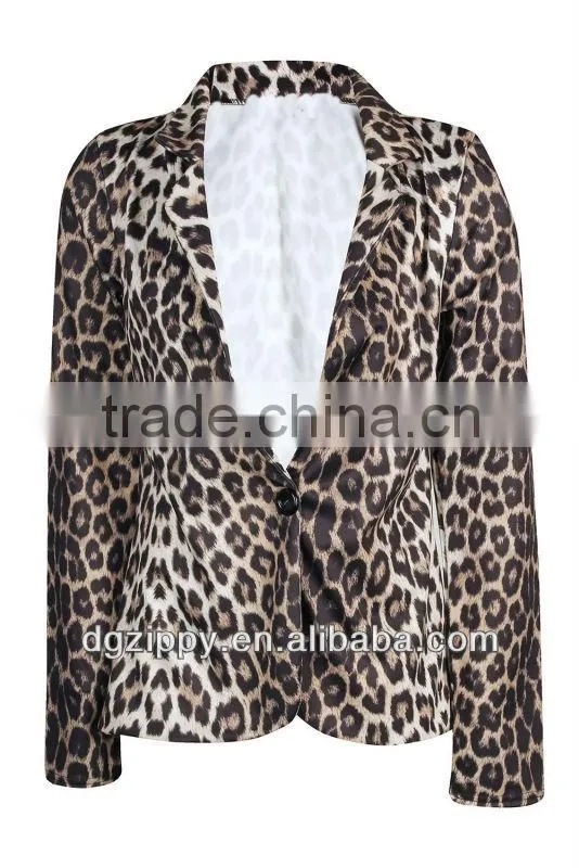 Leopard Print latest jacket women