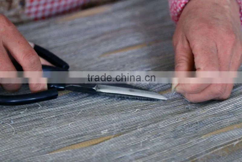 red Colors Unpasted Real Textured Grasscloth Wallpaper
