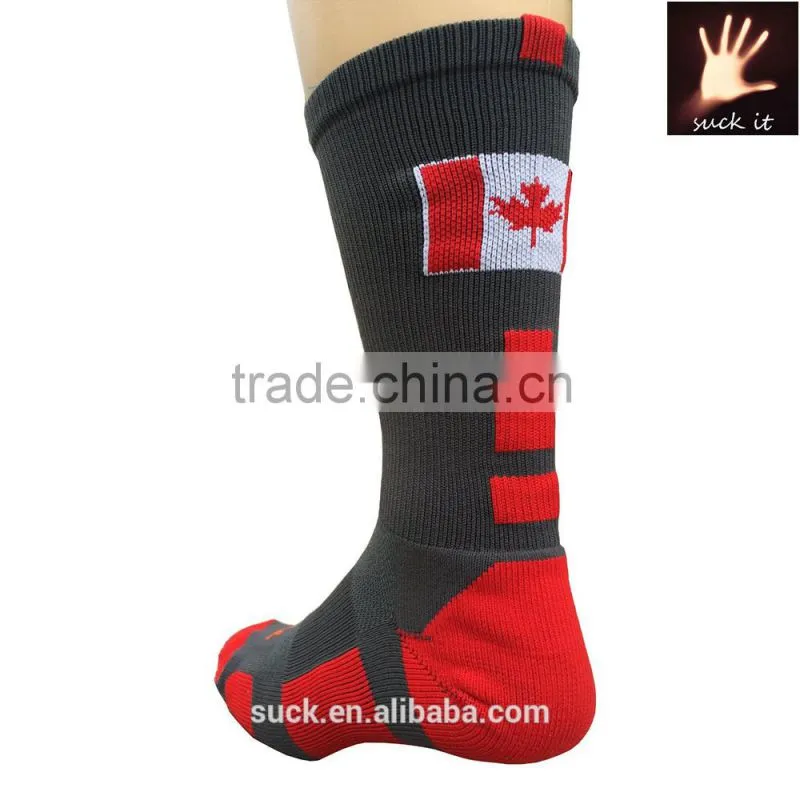 Black Label Men's American Flag Crew Sock