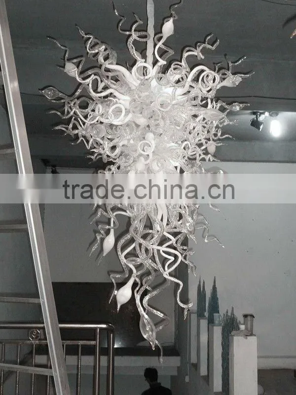 white and crystal chandelier xo-39 and lobby hotel crystal chandelier project
