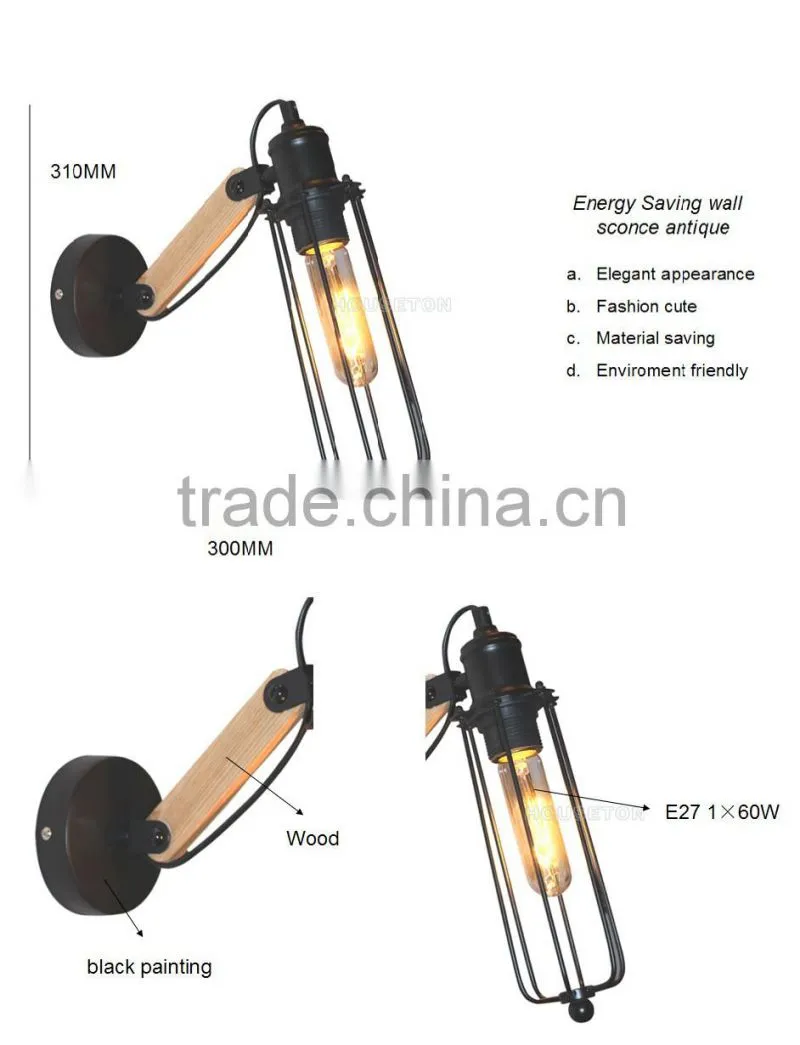 European black iron cage industrial wall lamp,black iron cage industrial wall lamp,industrial wall lamp W3065