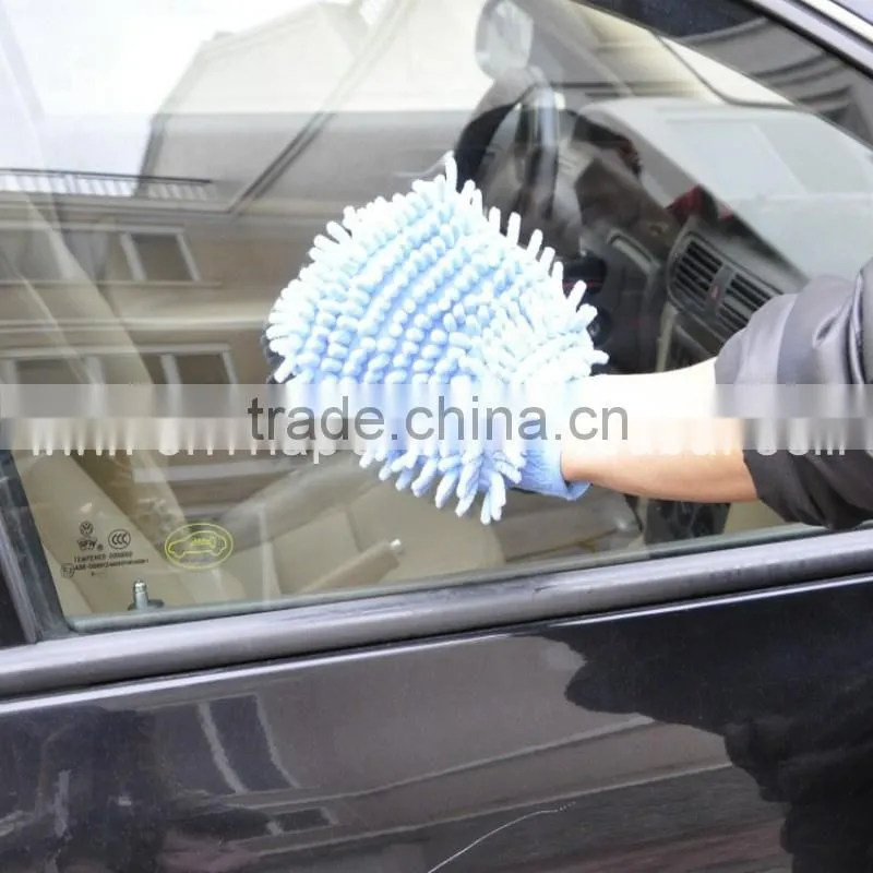 fashion car wash glove supplier waterproof car wash glover