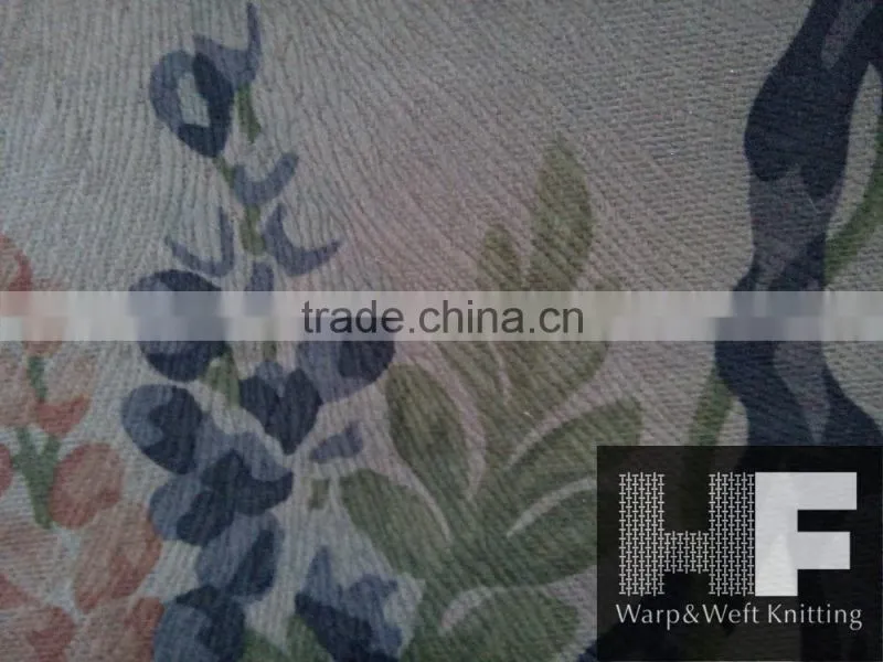 print burnout bonding sofa fabric and textile material fabric