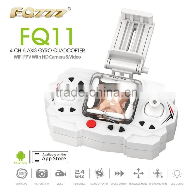 FQ777 FQ11 Wifi FPV With Foldable 3D Mini 2.4G 4CH 6 Axis Headless Mode RC Quadcopter RTF
