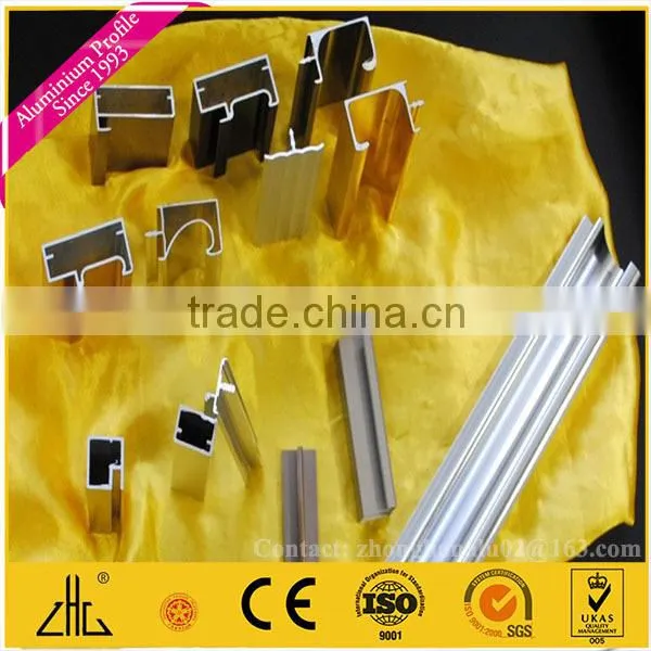 Wow!! aluminium hollow profile/ SS,CP brushed chrome aluminum cabinet door edge profiles/ aluminium kitchen cabinet door profile