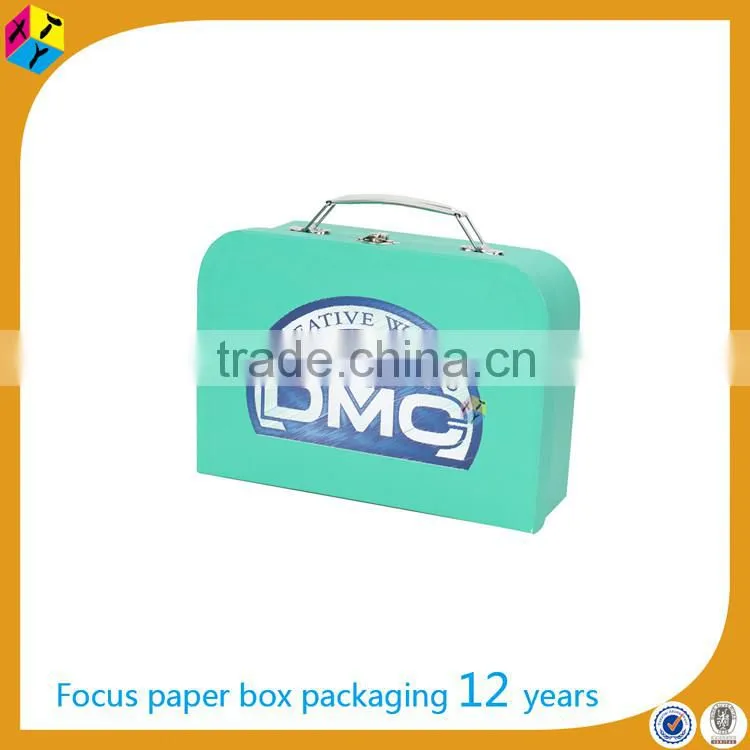 gift pacakaging cardboard paper suitcase box mini suitcases wholesale