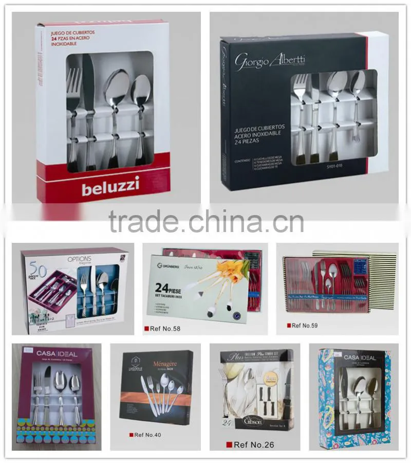 72 pcs cutlery set with 18/0