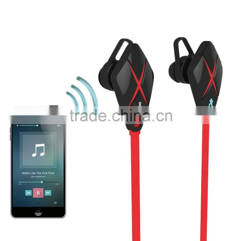 2016 hot sale cheap stereo sound earphone high quality wireless earphone sports use earphone