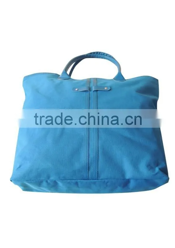 2015 well-sold non-woven fashionable womens weekend bag