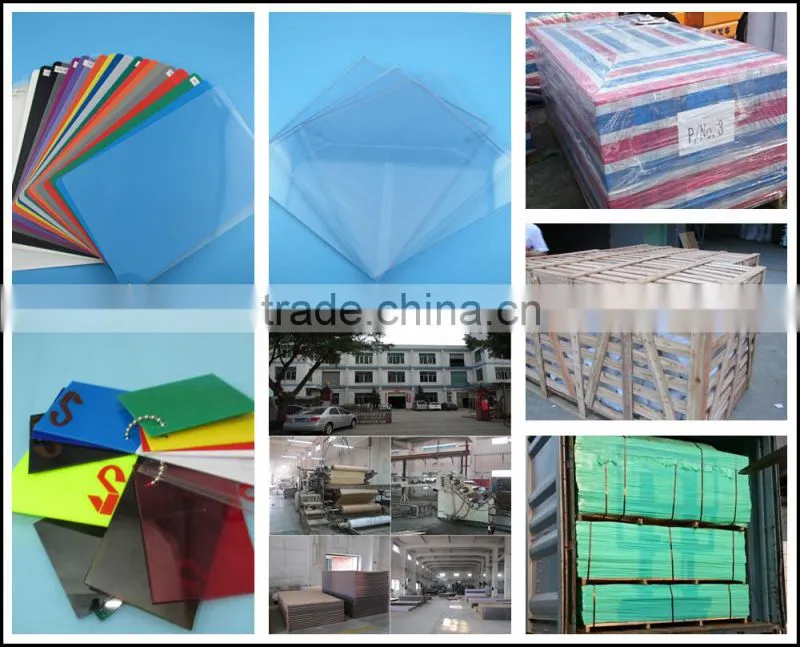 Tranparent LED Light PS Diffuser Sheet