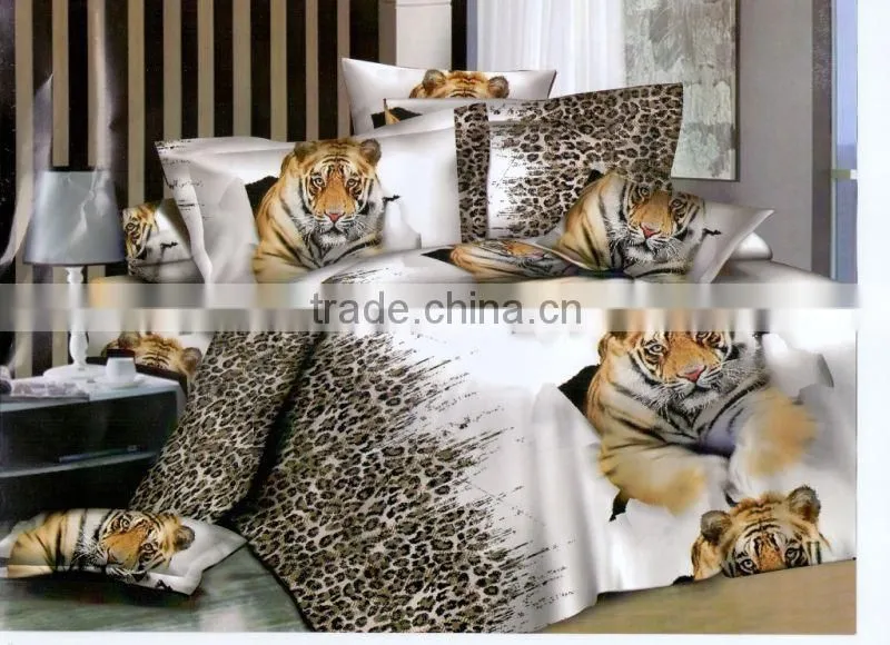 2015 hot sale home textile and fashion 3D printed bedding sheet for custom-made