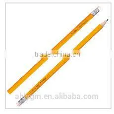7'' With Eraser Sharpened Jumbo Triangle Wooden HB Pencil