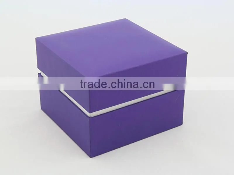 Custom Made Unique Cardboard Watch Box With Pillow / you can change the color