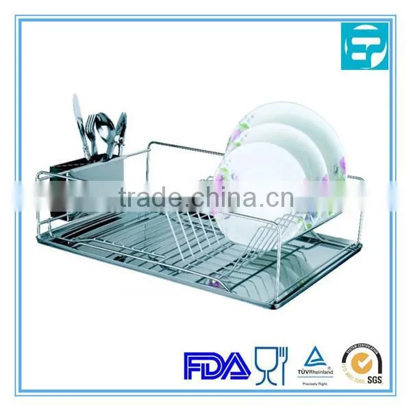 Steel Kitchen Houseware 2-Tier Dish Rack