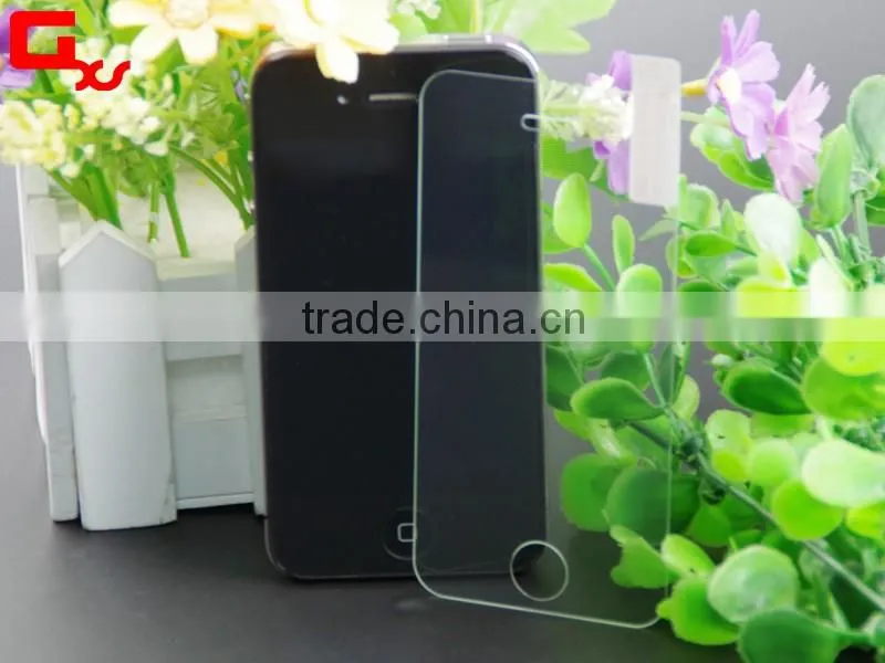 GXS wholesale 99% high transparency clear tempered glass screen protector for iphone 4